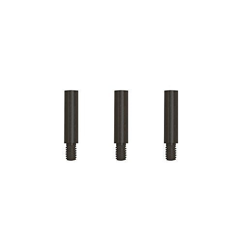 TruBind Aluminum Chicago Screw Post Extensions | 3/4 inch Post Length | 3/16 inch Post Diameter | Black | 100 Pack