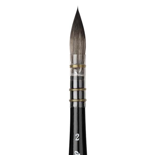 da Vinci Watercolor Series 498 Size 2 - Round Quill - Casaneo New Wave Synthetics - Vegan - Made in Germany