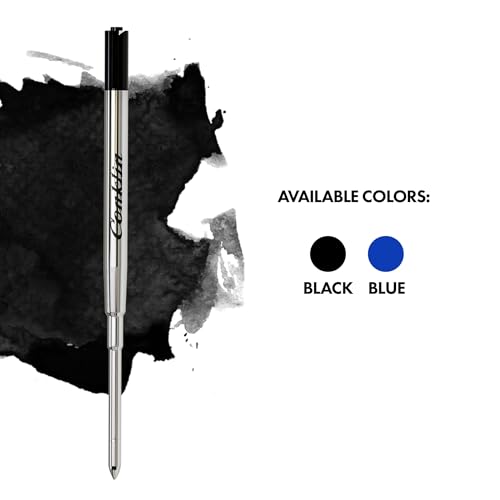 Conklin Soft Ink Ballpoint Refill, Black (50 pcs tube)
