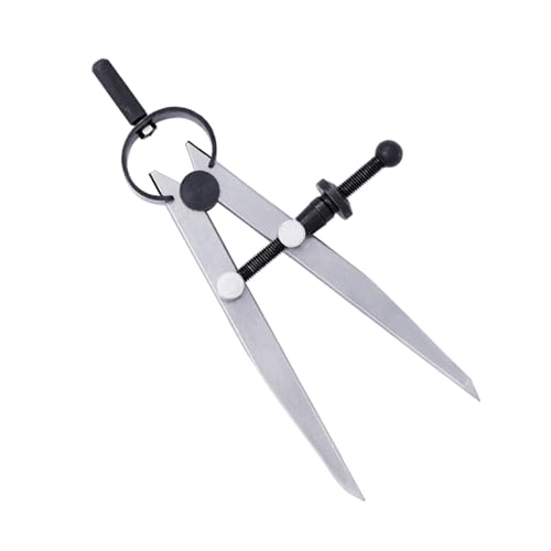 MENGKK Drafting Compasses Scriber Divider Pencil Wheel Compass Leather Stitch Hole Distance Measure Tool