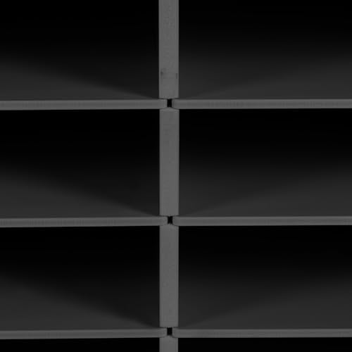 Classroom Mailbox, Literature Organizer, Desktop File Sorter Mail Center, Paper File Storage Cabinet for Office School Home, 24 Compartments, Black