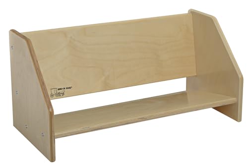 Childcraft ABC Furnishings Tabletop Book Display, Wooden, 24 x 11-1/2 x 11-1/2 Inches