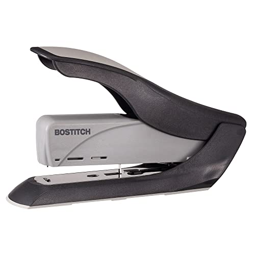 Bostitch Office 60 Sheet Heavy Duty Stapler - Two Fingers, No Effort, Spring Powered Stapler - Gray (1200)