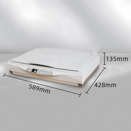 XDTKJDZ Large Format Flatbed Scanner, Large Format Book & Document Scanner, Max Format A3, Optical Resolution 600x1200dpi, for Library, School, Fabrics, Prints, Ceramics