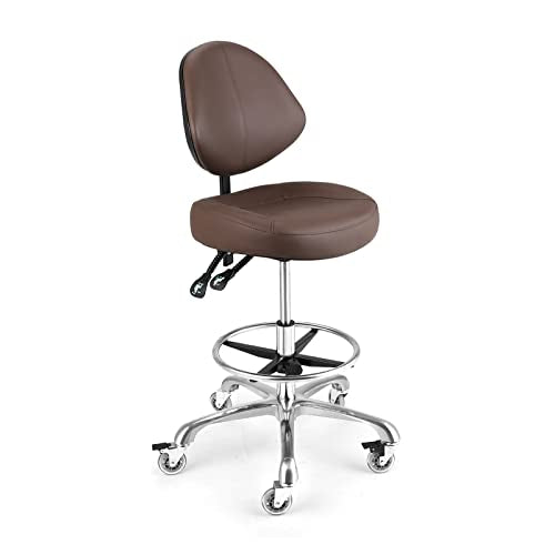 McDooFly Office Drafting Chairs with Back Support, Rolling Drafting stools