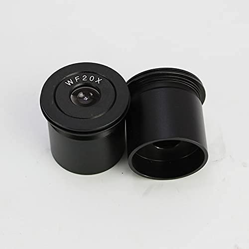 Microscope 2pcs/set Stereo Microscope Eyepiece WF5X WF10X WF15X WF20X Microscope Lens with Wide Angle Eyepieces Eyepiece Accessories (Color : WF10X) (Wf20x)