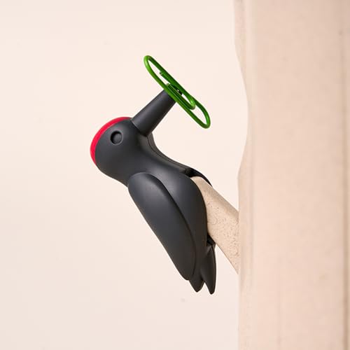 PIGLAB Woodpecker’s Forest Pen Holder – All-in-One Desk Organizer
