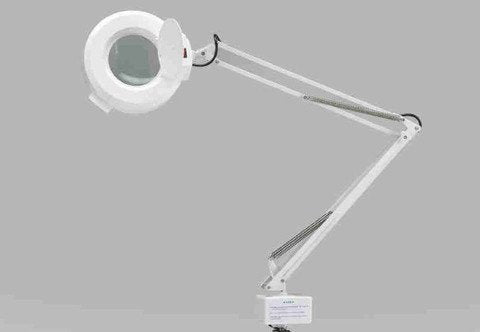 LED Magnifier Lamp Light Magnifying Glass Lens 5x Diopter - Desk Clamp - 5x Diopter Magnifying Lamp - NEW 2017 Model