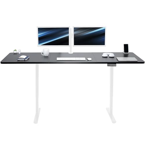 VIVO Black 83 x 30 in Standing Desk, DESK-KIT-E2W84-30B