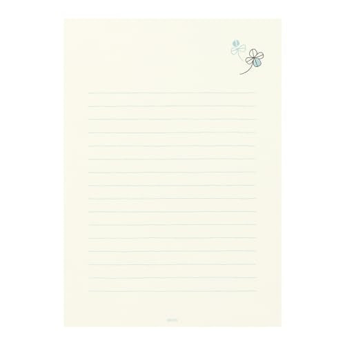 Midori Letter Set Happy Clover Pattern Stationery + Envelopes 20463006 20464006