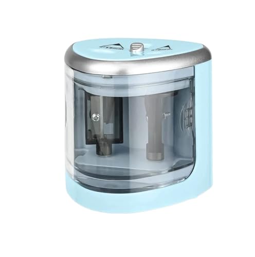 NVEIRGH Two-Hole Electric Automatic Pencil Sharpener Switch Home Office School Supplies Stationery Art