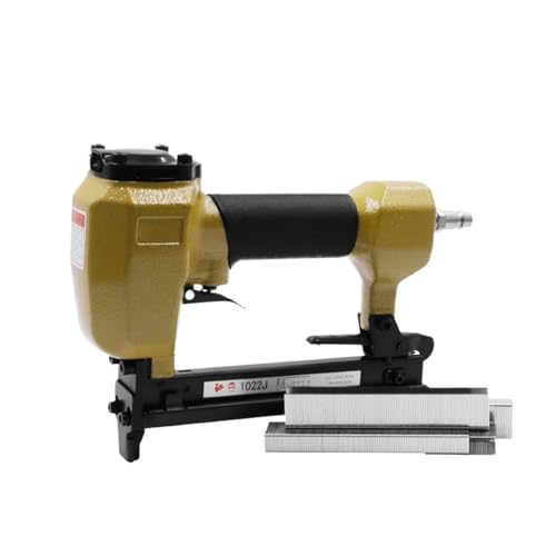 Professional Pneumatic Upholstery Stapler Pneumatic Upholstery Stapler 20Ga 1022J Air Nailer 10-22mm Length Staples Floor Roofing Framing Nail Gun