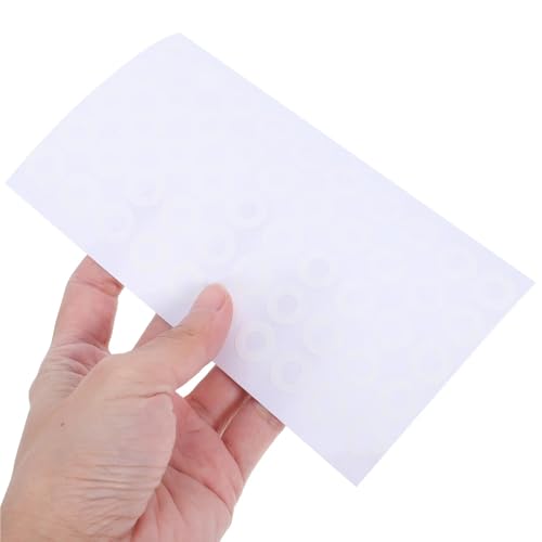 2000Pcs Hole Reinforcement Stickers Round Self Adhesive PVC for Paper Hole Protection School Office Binder Waterproof