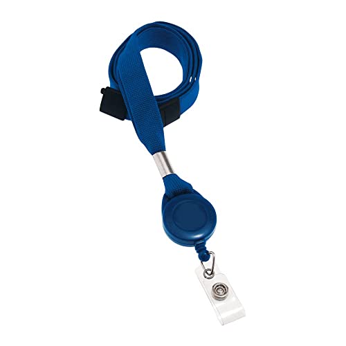 ID Zone Navy Blue Flat Braid, Break-Away, Reel, 5/8" Wide (500 Pack) (2138-7003)