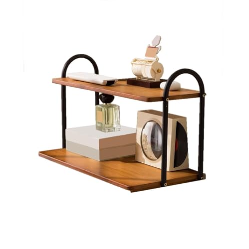 Office Bookshelf Home Tabletop Iron Small Bookshelf Double Layer Multipurpose Organizer Rack