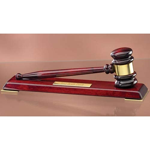 Rosewood Gavel Award with Free Engraving (Customize Now!)