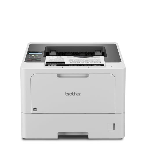 Brother HL-L5210DW Business Monochrome Laser Printer, Duplex, Wireless, Gigabit Ethernet, Mobile Printing, Alexa Compatible