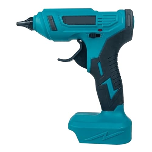 LIBODD Hot Glue Gun Electric Hot Melt Glue Gun for 18V Battery Cordless Electric Glue Grab 11mm Glue Stick Hot Melt Welding Air Gun for DIY Arts, Crafts and Quick Repairs(B)