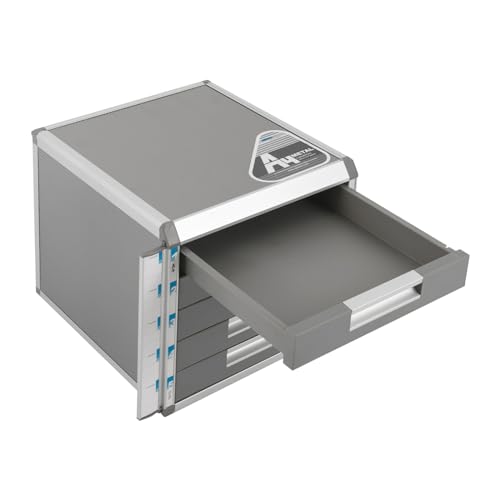 Josbuynls File Cabinet, Desk Organizer with 7 Drawers Metal Desktop Storage Cabinet File Holder with Locks and Keys for Home Office Organization (5 Layers-5 Small Floors)