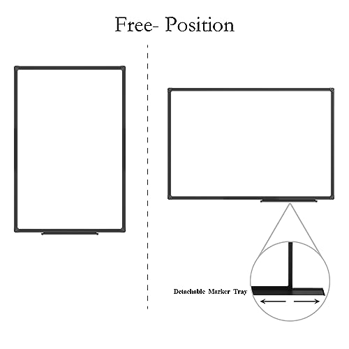 JILoffice Magnetic Whiteboard/White Board, Dry Erase Board 48 x 36 Inch