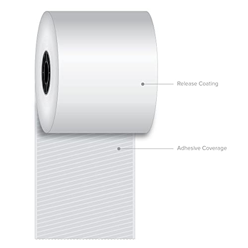 80 mm x 270' Iconex Sticky Media™ Full Tack Linerless Labels (12 Rolls)