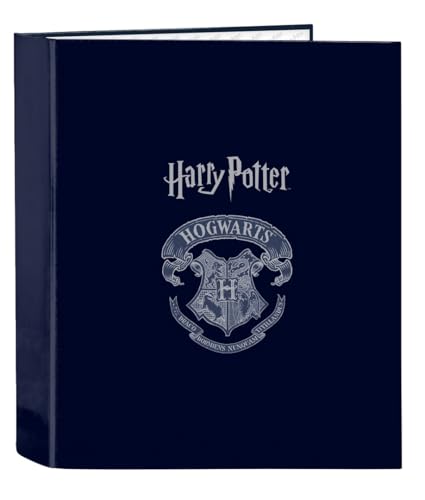 HARRY POTTER CAPTAIN – Folio Folder 4 Rings, Ideal for Children of Different Ages, Comfortable and Versatile, Quality and Resistance, 27 x 6 x 33 cm, navy, M, Casual, Navy, M, Casual