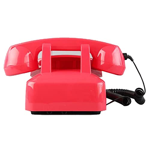 QUANGJN Corded Landline Telephone Vintage Antique Phones Classic Rotary Dial Home Phone Old Fashion Business Phones Office Decor
