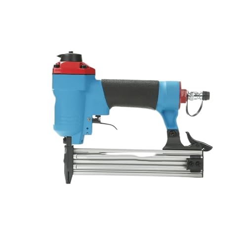 LPXDS Pneumatic staple gun,Oil-Free Pneumatic Staple Gun Pneumatic Nailer Straight Brad Gun 100pcs Nail Capacity