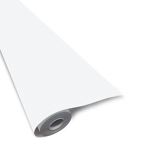 Geyer Instructional 2cm Graph Paper Roll – 36” x 100’ Blue Grid, Large Format Blueprint Paper, 24 lb Bond for Classroom, STEM, Math & Design Projects