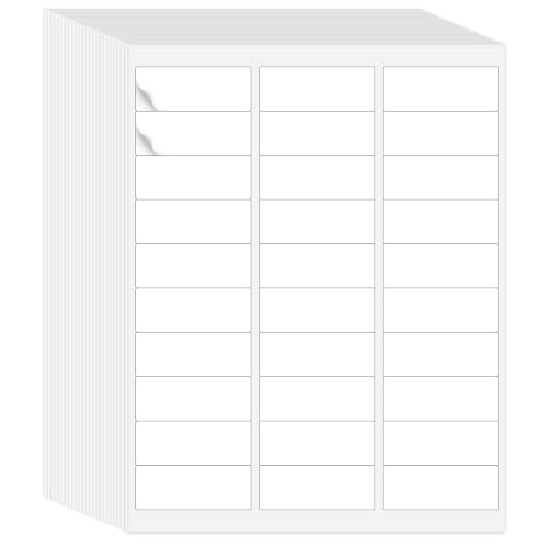 LLIKED 1" x 2-5/8" Address Labels 30/Sheet 15000 Labels 500 Sheets
