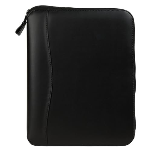 FranklinCovey - Planning System Ring-Bound Binder - Includes Undated Planner | Vinyl - Zipper Binder (Classic, Black)