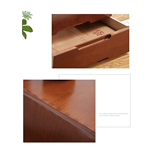 ZXFF Data File Cabinet, Office Desktop Storage Box, Shelf Data Rack, Solid Wood 4-Layer Storage Box, Can Store A4 Paper, Documents and Documents (Color : B, Size : 30×39×40.5cm)