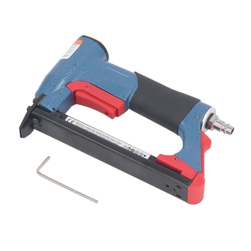 Professional Heavy Duty Stapler Pneumatic Staple Gun 2 Inch Extended Nail Mouth Anti Slip Handle for Woodworking Construction Site