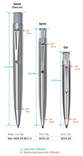 Retro 1951 Tornado Rollerball Pen, Stainless Steel (VRR-1315)