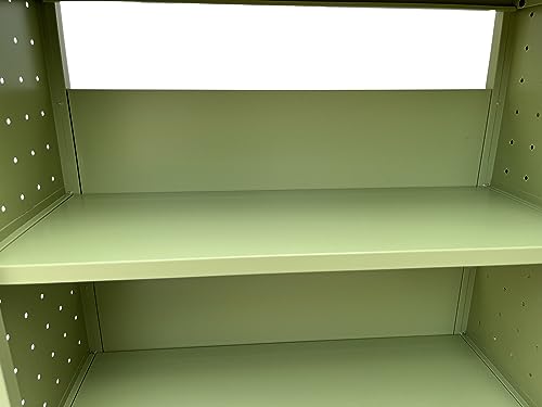Workington Rolling Book Truck Book Cart with 3 Flat Shelves, Library Book Cart with Swivel Lockable Casters 3001 Apple Green