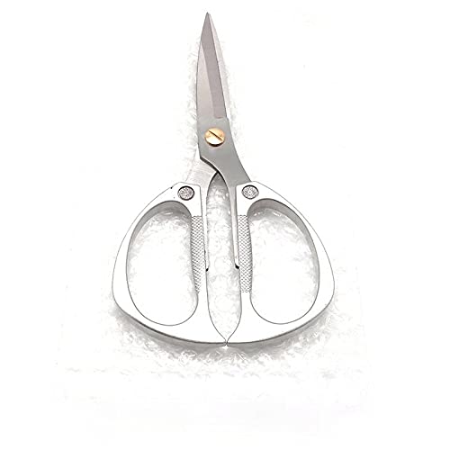 DSWMY Craft Scissors, Craft Scissors Stainless Steel Sharp Strong Sewing Household Gold Silver Shear