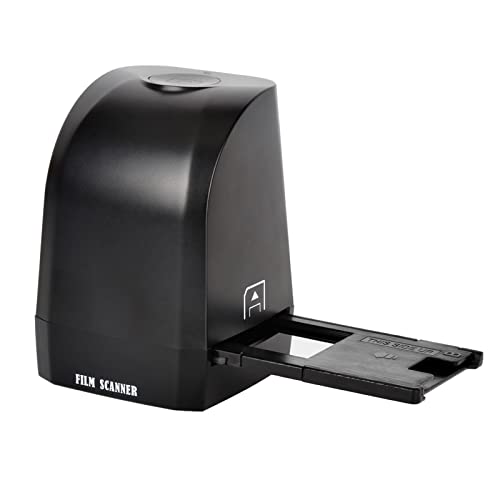 Film Slide Scanner, 8MP Negative Film Scanner Viewer, Convert 35mm/135mm Slides to Digital JPEG Photos,Support Image Preview, Editing Functions