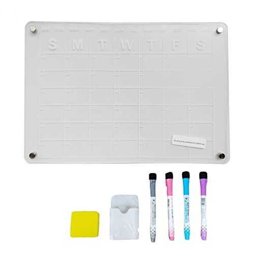 Fridge Magnetic Memo Board Planner Daily Weekly Monthly Planner(Small)