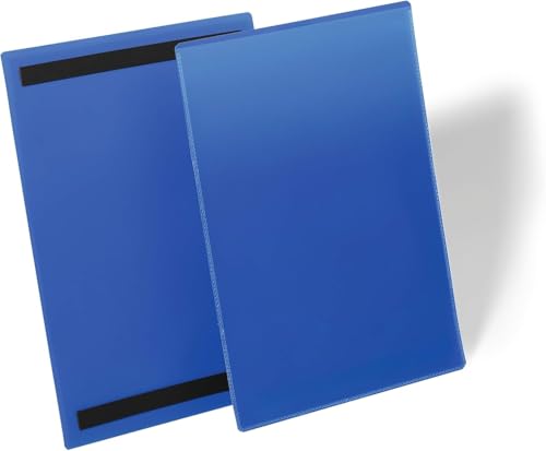 Durable Magnetic Document Sleeve A4 Portrait, Pack of 50 Pieces, Dark Blue
