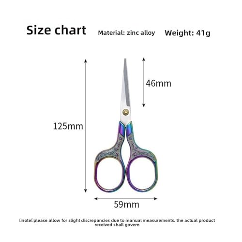 Vintage Stainless Steel Embroidery Scissors - 50PCS Tailor Shears for DIY Sewing and Crafting(Rose gold 50pcs)