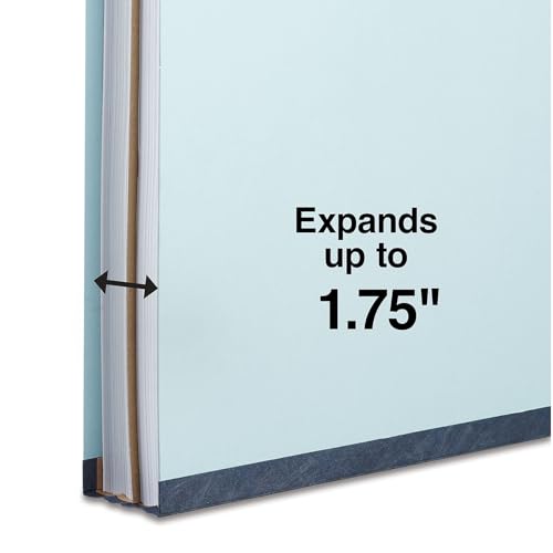Staples Colored Pressboard Classification Folder, 1-Div, Legal, 20/Pk
