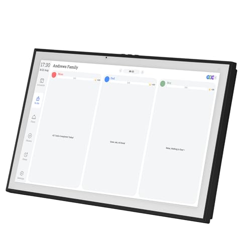 Generic 21.5Inch Smart Digital Calendar with Interactive Touchscreen Display Intelligent Family Planner Organizer Wall & Desk Mountable Wall Mounted Household Schedule for Family Meal Planners Support