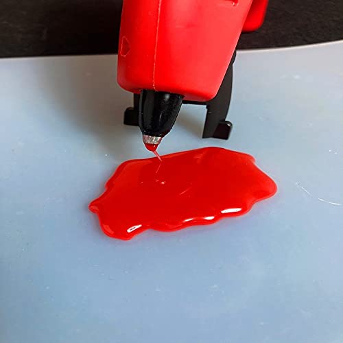 ZTBH Hot Melt Glue Sticks 25 PCS Hot Melt Glue Stick, Bright Red Lacquer Wax Gift Box, Christmas Valentine's Day Wine Bottle Cap Painting 11 * 200mm Melt Glue Stick (Diameter : 11mm, Length : 200mm)
