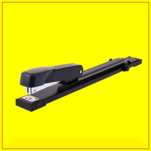 XlyCjkb Stapler,Office Stapler,Office Stapler Staplers for Desk Long Arm Stapler 20-Page Capacity Office File Finishing and Binding Learning Desktop Office Tool Staplers for Desk, Black