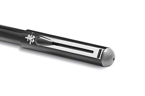 Pentel GFKP Refillable Brush Pen, Grey, 2mm and Above, Calligraphy Pen