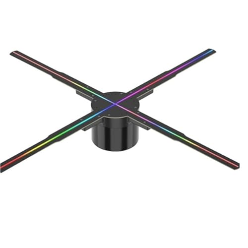 WiFi 3D Hologram Projector Fan 50-100cm Led Sign Advertising Display Holographic Lamp Player Support Images Video Splicing(65cm)