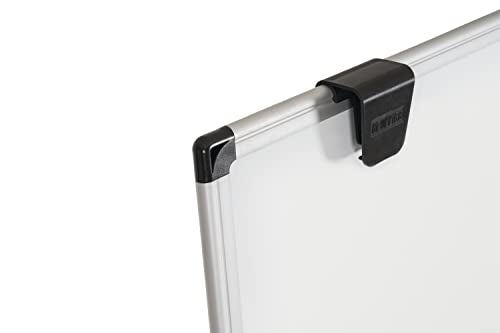 Bi-Office Earth Kyoto Flipchart Mobile Magnetic Easel, 70 x 100 cm (Euro size), Dry Wipe Lacquered Steel Surface, Aluminium Frame