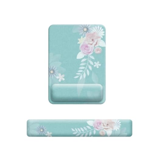 QERTYHJK Pad Wrist Keyboard Computer Office Rest Guofeng Memory Foam