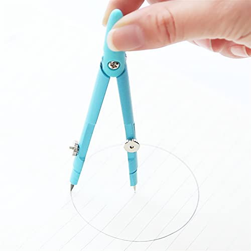 Geometry Kit Math Geometry Kit Set Math Compass - Metal Compasses+Lead Two Suits The Students Professional Drawing Office Compasses School Circle Drawing Tool （12*1cm） Compass set Professional compass
