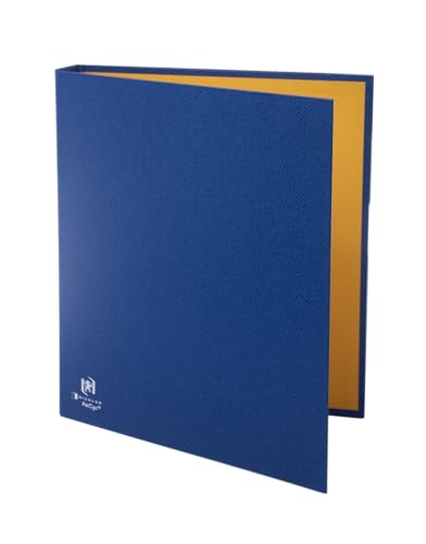 OXFORD Pack of 2 A4 4 Ring Binders 40 mm Spine Bicolor Recyc+ Colours Blue